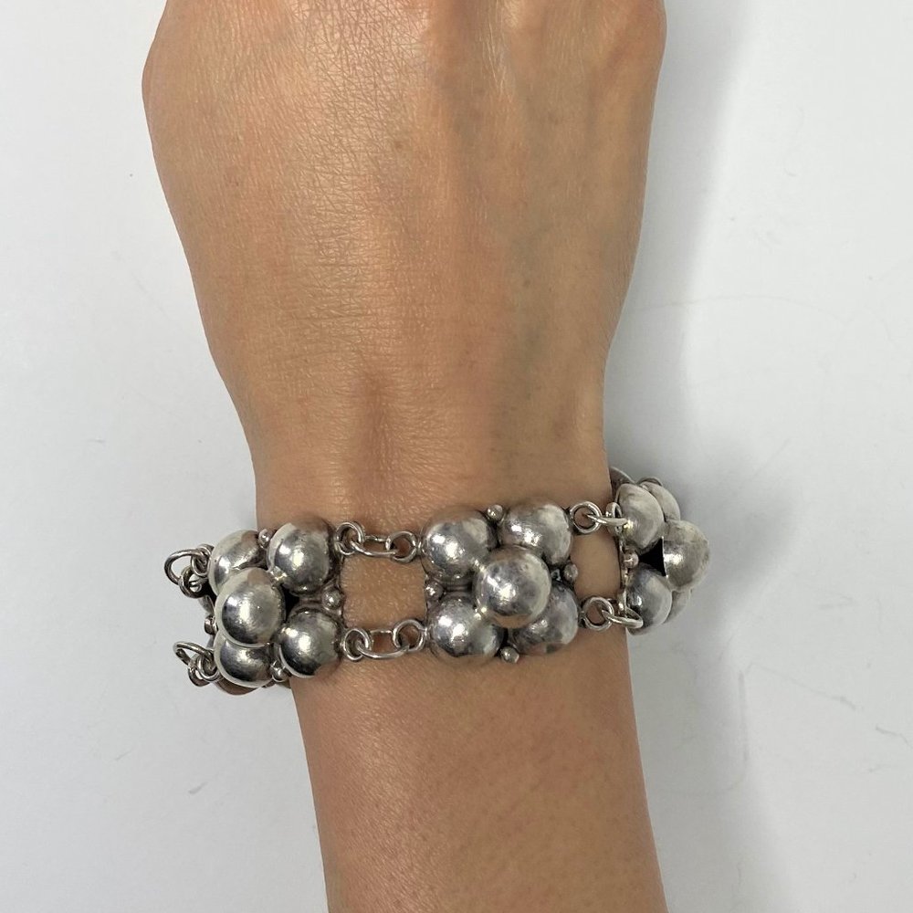 STERLING SILVER 925 Bracelet Flower